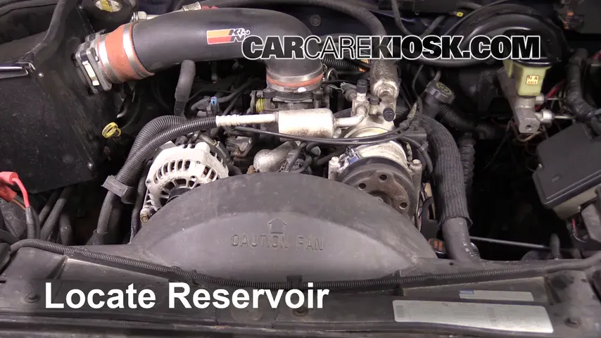 1997 Chevrolet Tahoe 5.7L V8 Windshield Washer Fluid Add Fluid